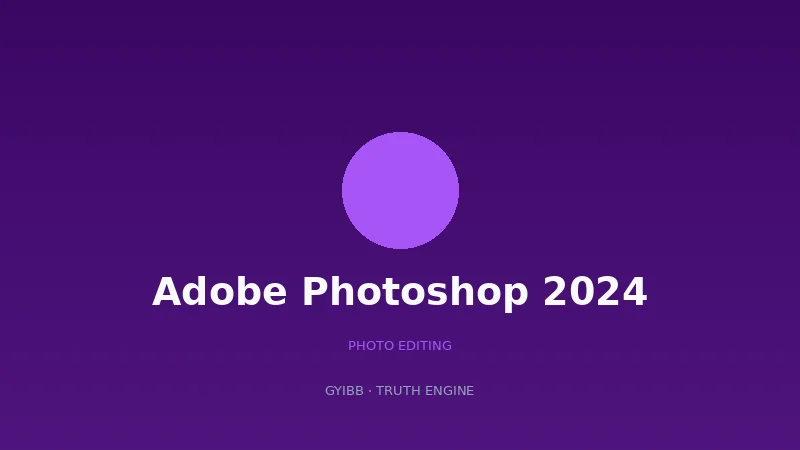 Adobe Photoshop 2024