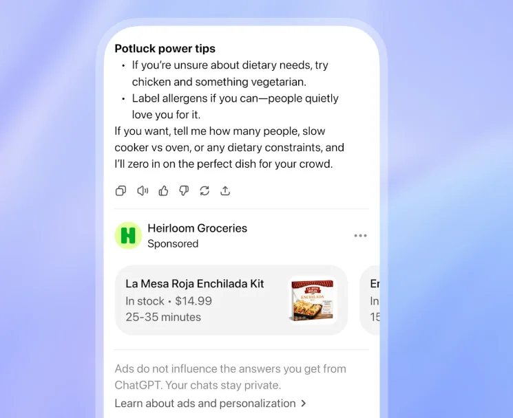 Ads in ChatGPT