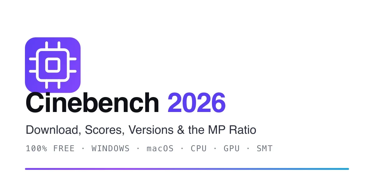 Cinebench 2026
