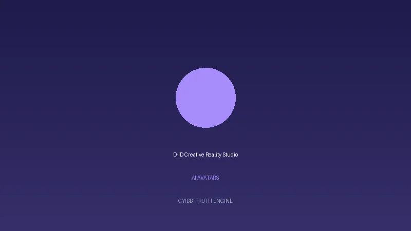 D-ID Creative Reality Studio
