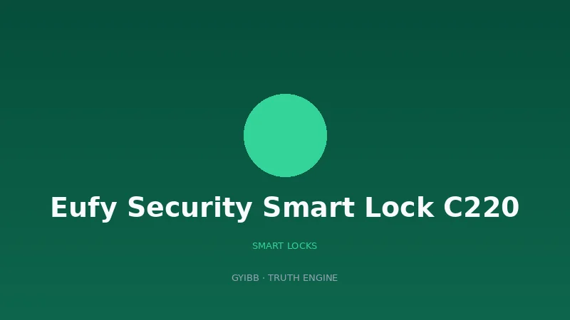 Eufy Security Smart Lock C220