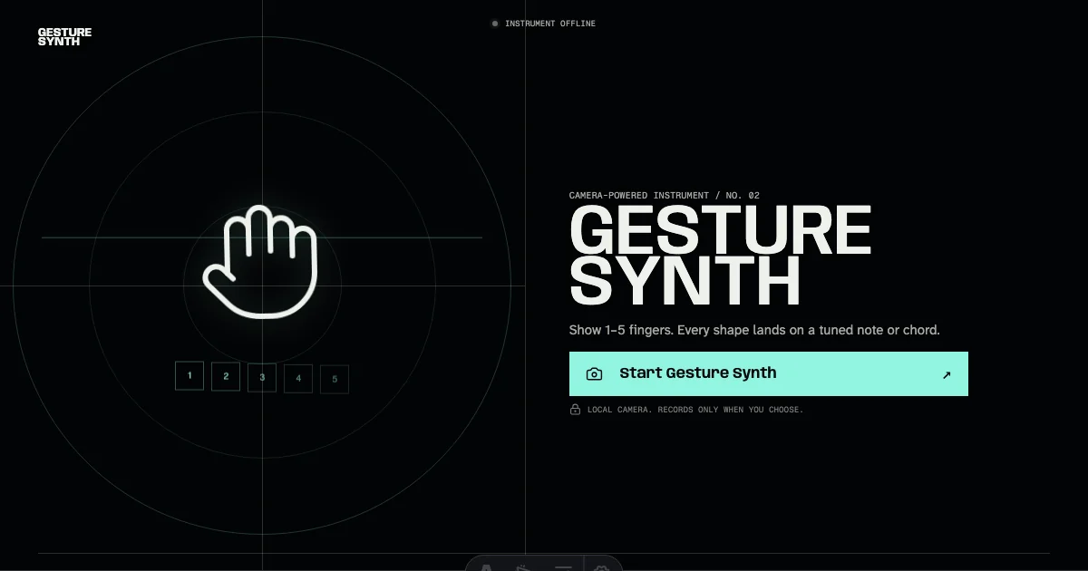 Gesture Synth School