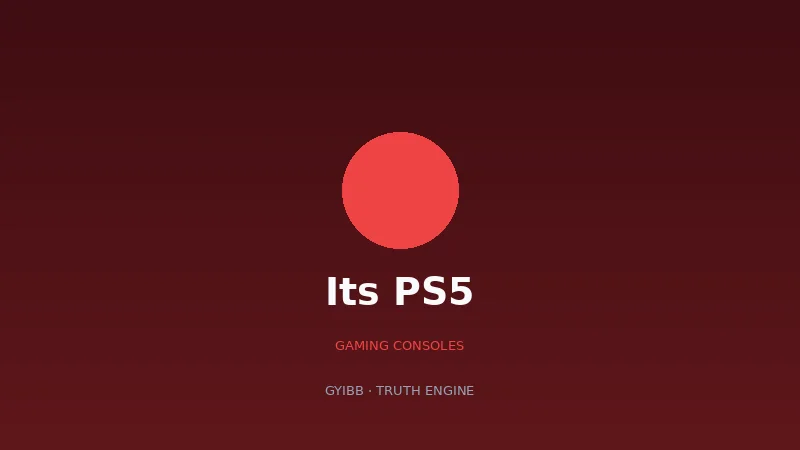 Its PS5