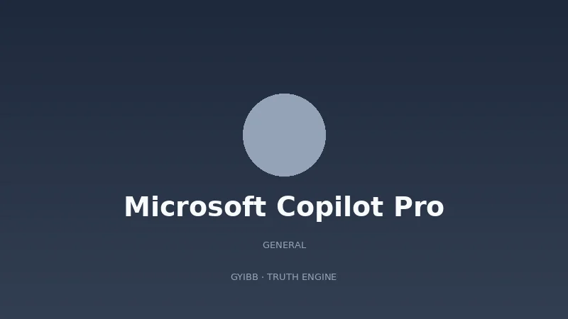 Microsoft Copilot Pro