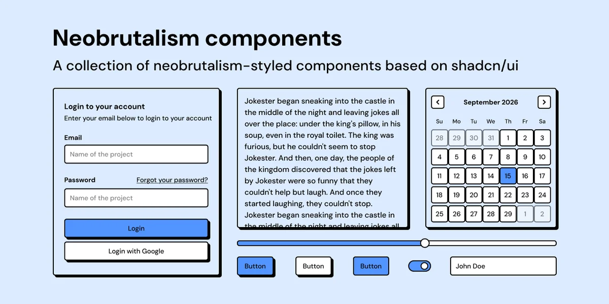 Neobrutalism.dev