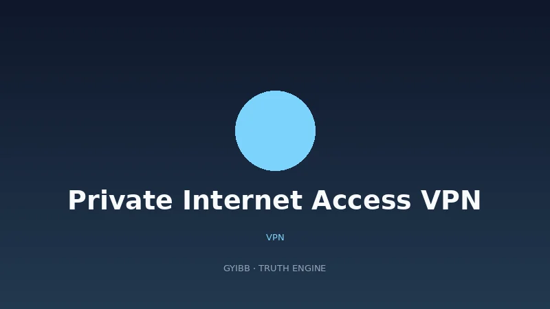 Private Internet Access VPN