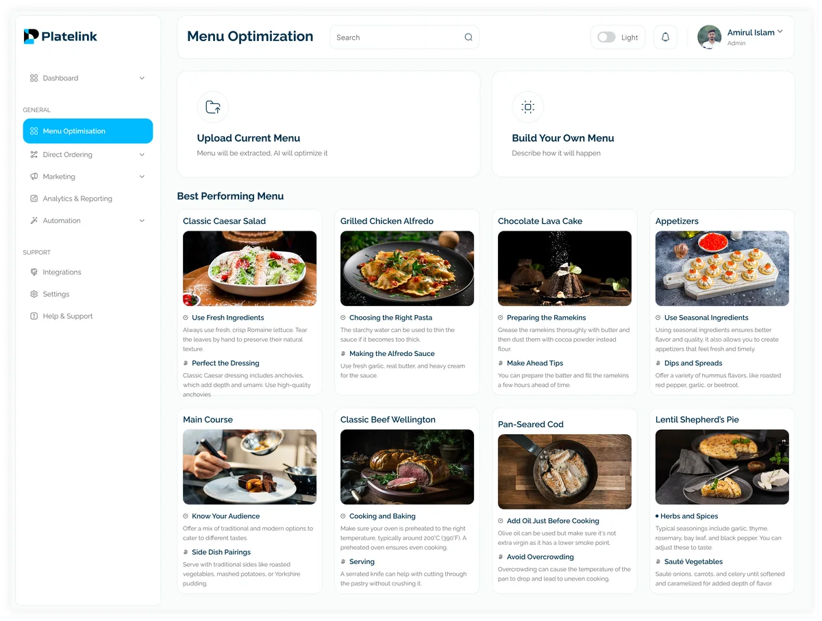 Restaurant Menu Visualizer