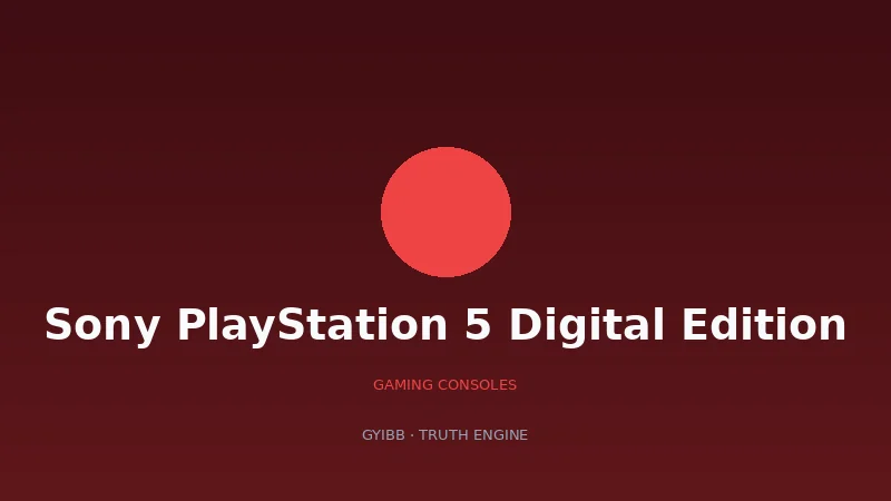 Sony PlayStation 5 Digital Edition