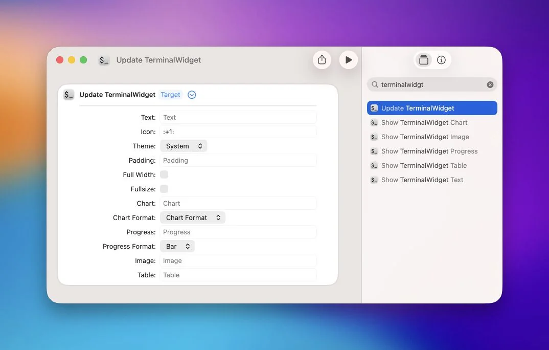 TerminalWidget