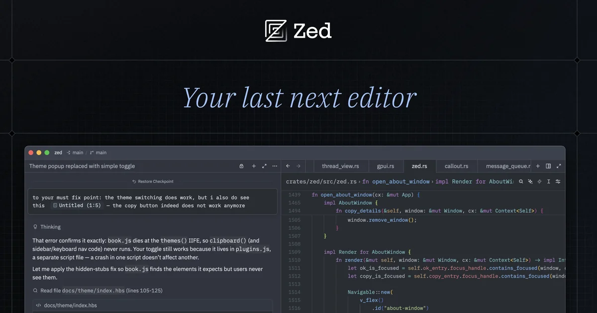 Zed Code Editor